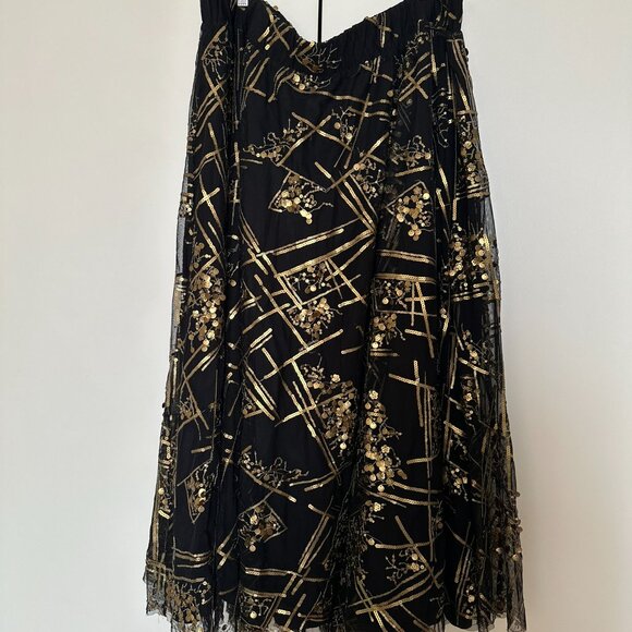 Amazon Making The Cut Designer Plus Size Maxi Skirt with Sequins,  Size 3X - Picture 2 of 10